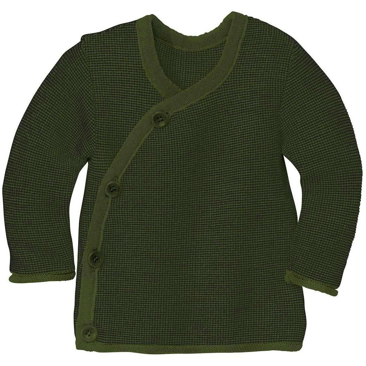 Wickeljacke Baby in oliv-anthrazit 50/56