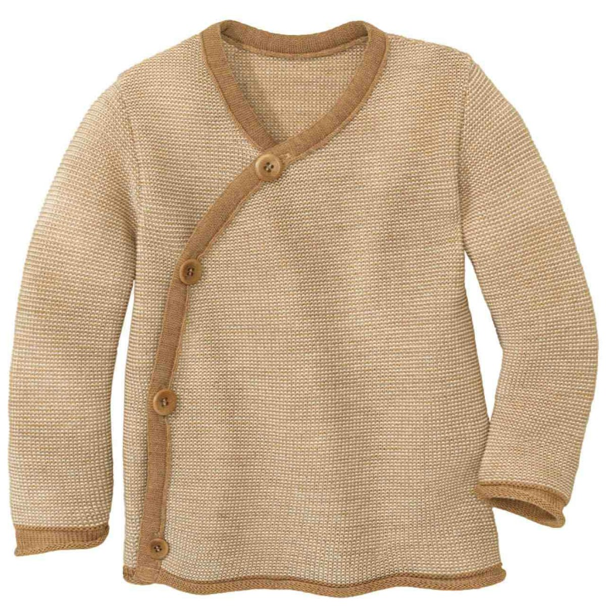 Wickeljacke Baby karamell-braun 50/56