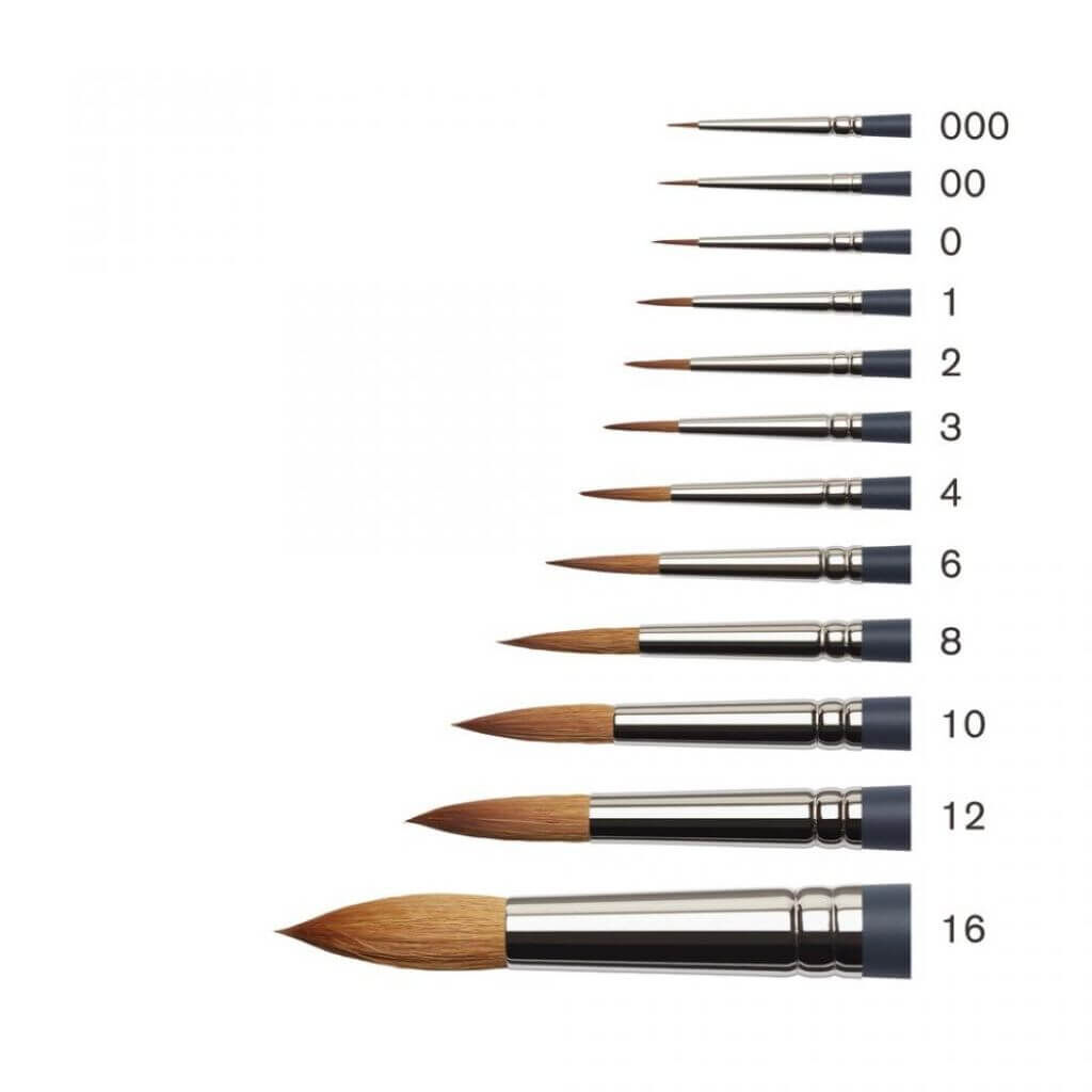 Winsor & Newton Synthetic Sable Rund Nr. 1