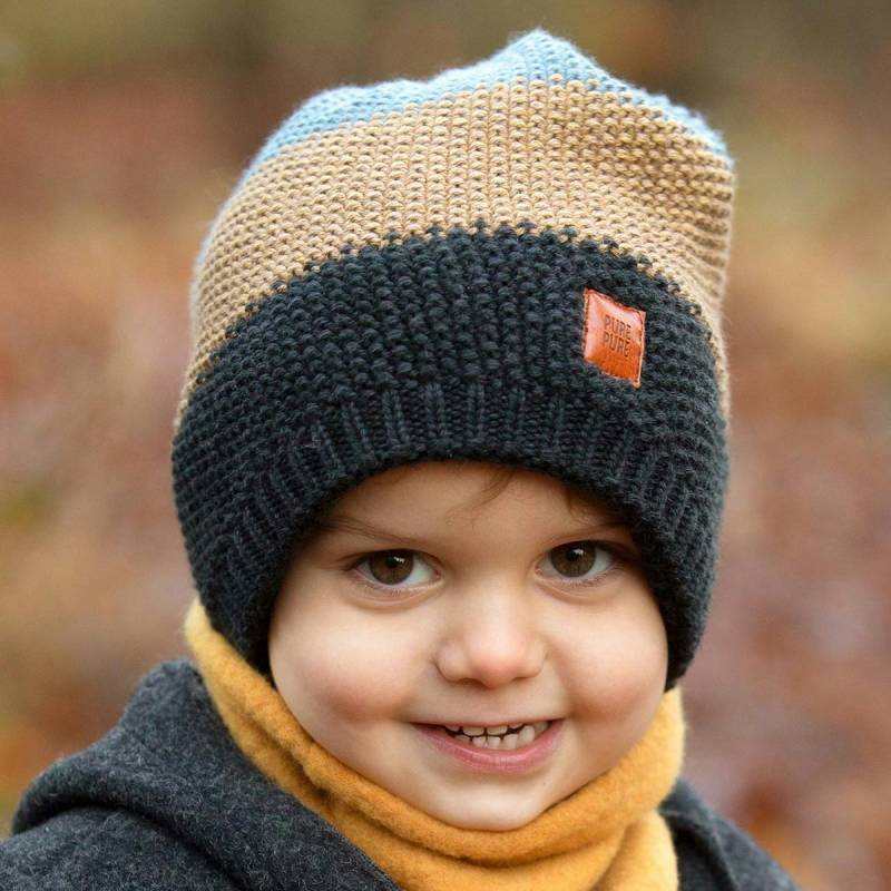 Wintermütze- und Übergangszeit gestrickt anthrazit 55/57 Wintermütze- und Übergangszeit gestrickt anthrazit 55/57