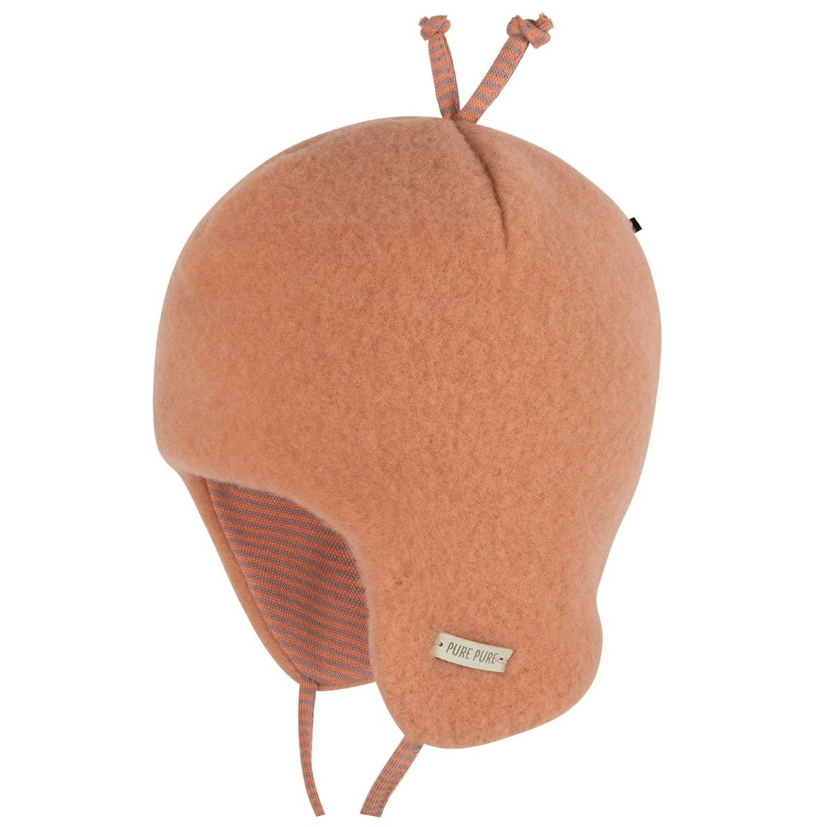 Wintermütze zum Binden apricot 47/49