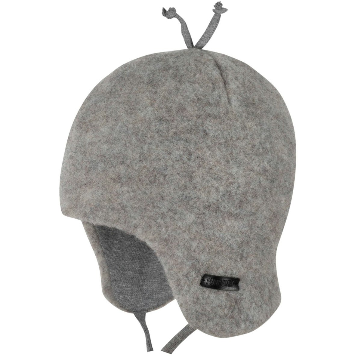 Wintermütze zum Binden dunklem grau 39/41