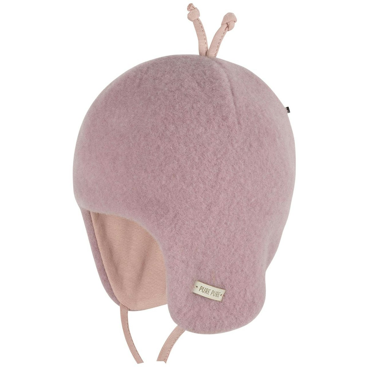 Wintermütze zum Binden mauve 41/43