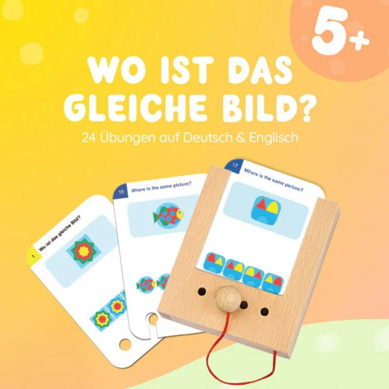 Wo ist das gleiche Bild? Kartensatz ab 5 Jahren (ohne Lochkasten) Wo ist das gleiche Bild? Kartensatz ab 5 Jahren (ohne Lochkasten)