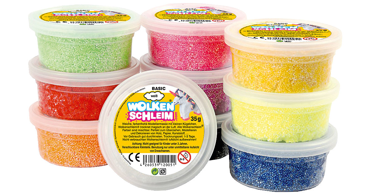 Wolkenschleim® Basic-Set, 10 x 35 g