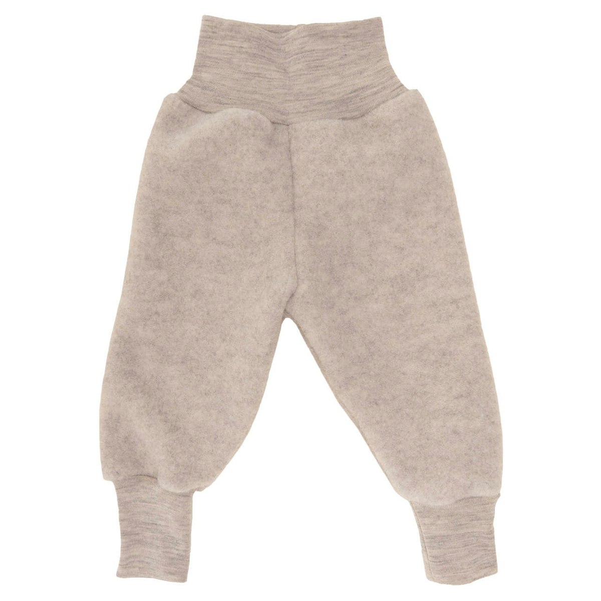 Woll Fleece Hose Softbund sand-melange 62/68