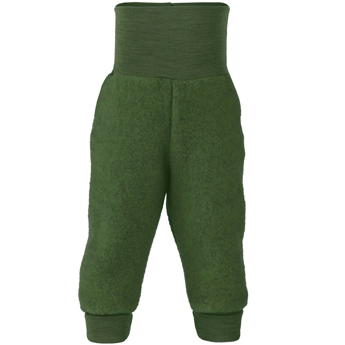 Woll Fleece Hose Softbund schilf-grün 86/92
