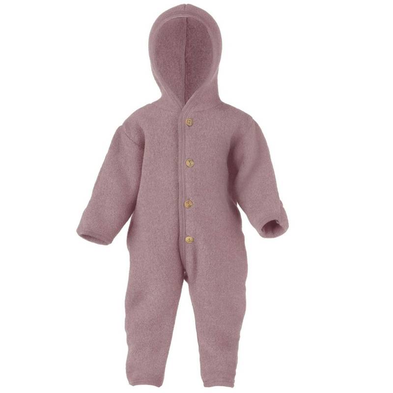Woll Fleece Overall mitwachsend rosenholz 92