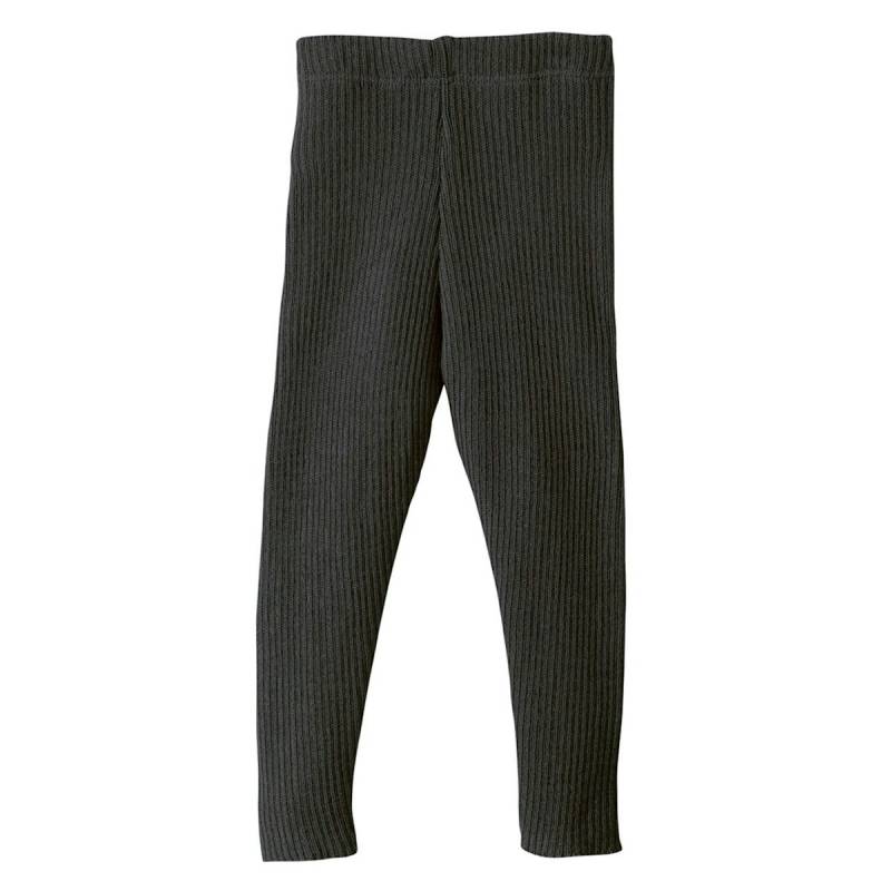 Woll Leggings anthrazit warm und mitwachsend 98/104