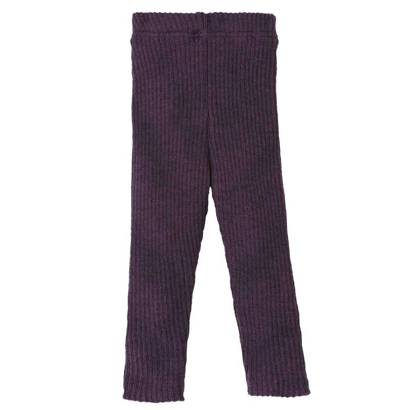 Woll Leggings aubergine warm und mitwachsend 86/92