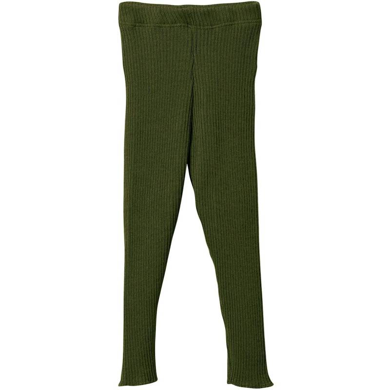 Woll Leggings oliv-grün warm und mitwachsend 110/116