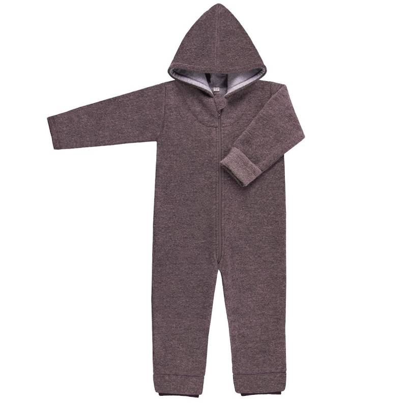 Woll Overall Reißverschluss windelfrei mocca 74/80 Woll Overall Reißverschluss windelfrei mocca 74/80