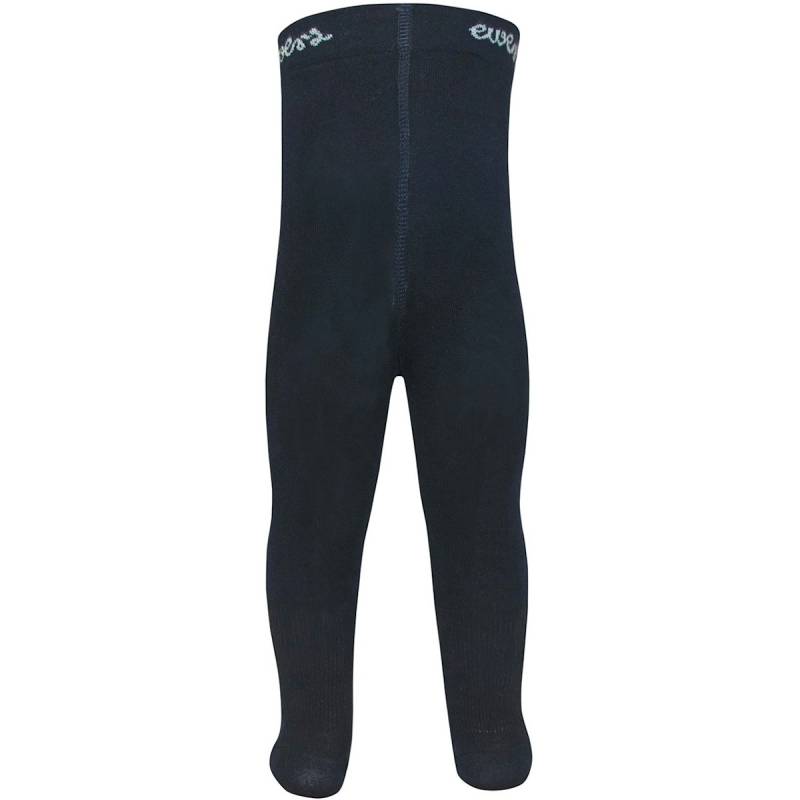 Wolle- Baumwolle Mix Strumpfhose navy 80/86