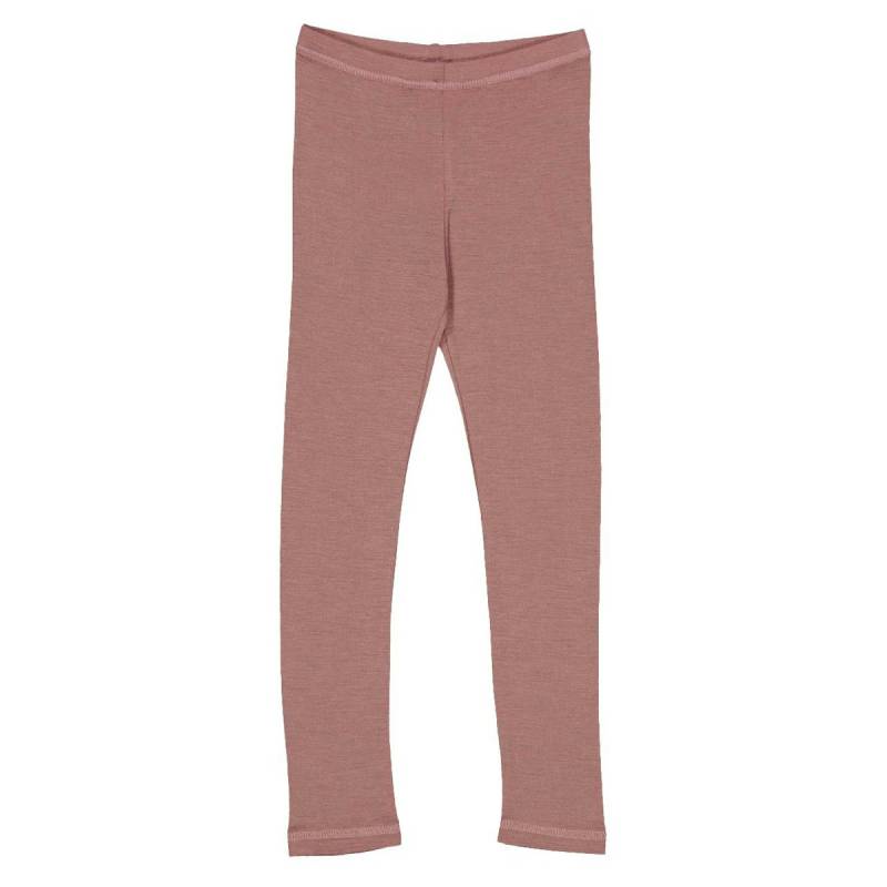 Wolle Leggings altrosa 128