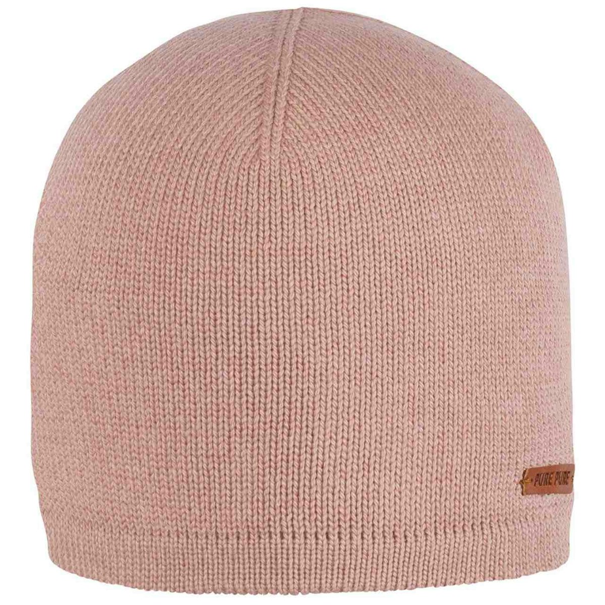 Wolle Seide Beanie altrosa 47/49