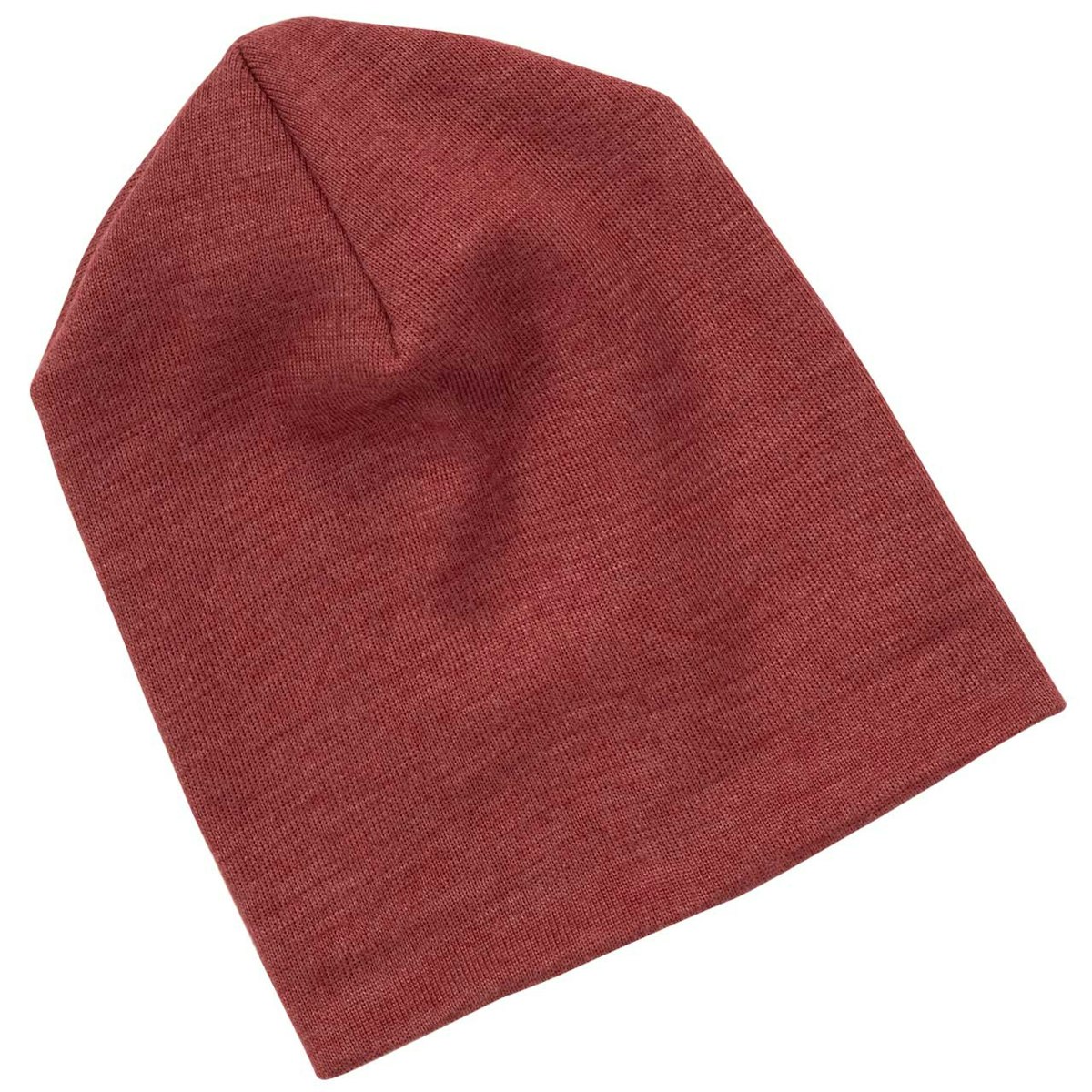 Wolle Seide Beanie kupfer 74