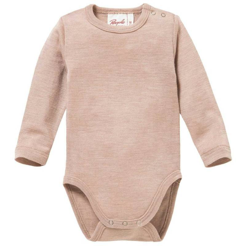 Wolle Seide Body langarm rose 74/80 Wolle Seide Body langarm rose 74/80