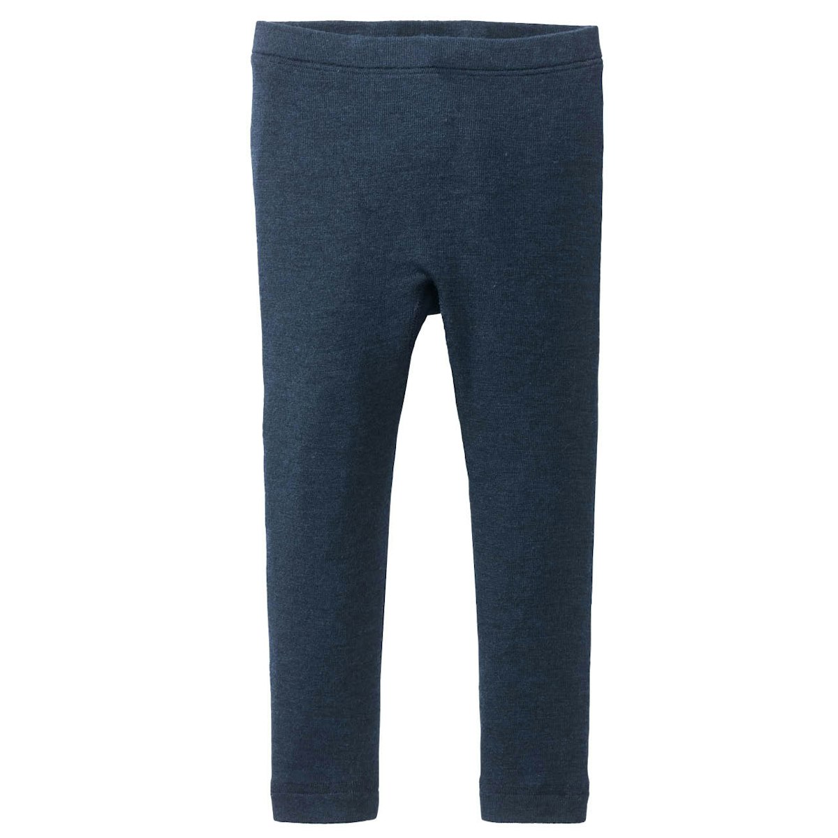Wolle Seide Leggings dunkelblau 86/92