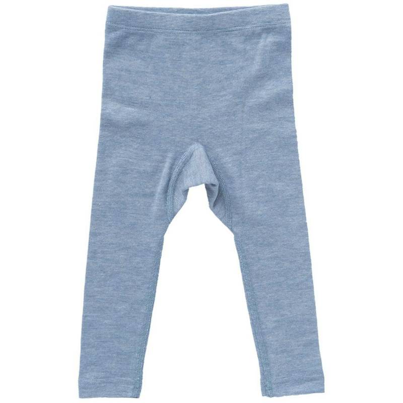 Wolle Seide Leggings hellblau 50/56