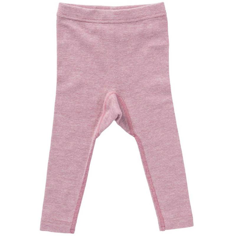 Wolle Seide Leggings rosa 62/68