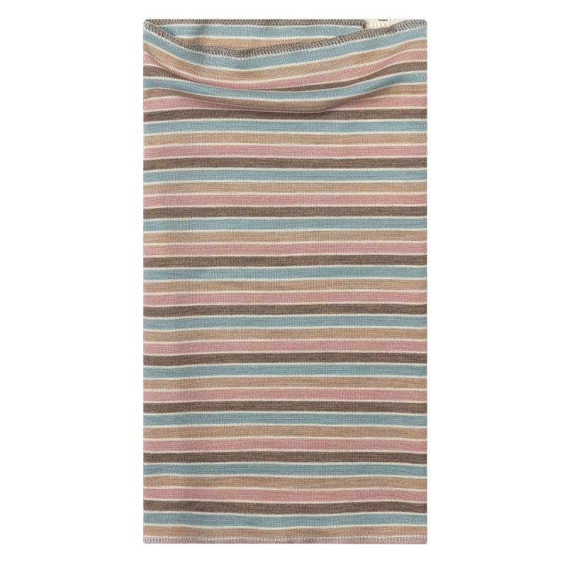 Wolle Seide Schlauchschal geringelt Pastell Wolle Seide Schlauchschal geringelt Pastell