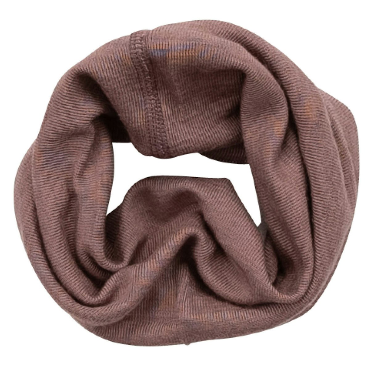 Wolle Seide Schlauchschal mauve 92/98