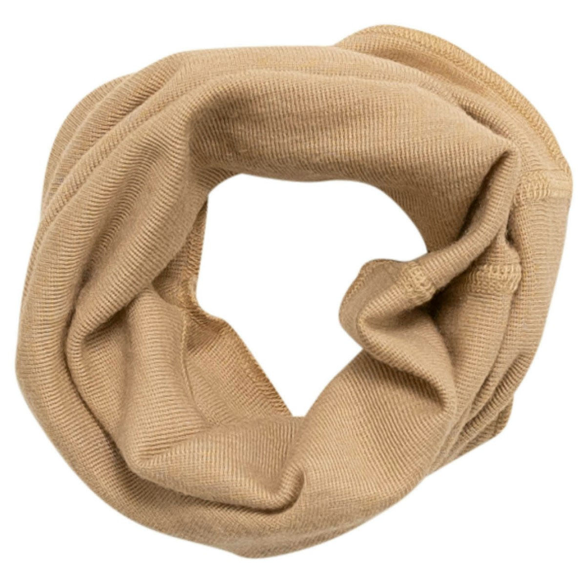 Wolle Seide Schlauchschal sand 92/98