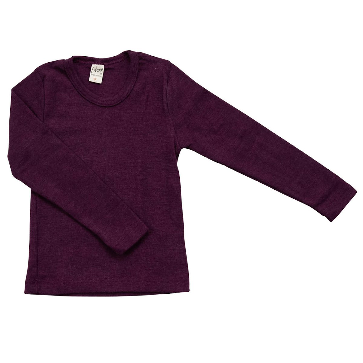 Wolle Seide Shirt atmungsaktiv beere 140
