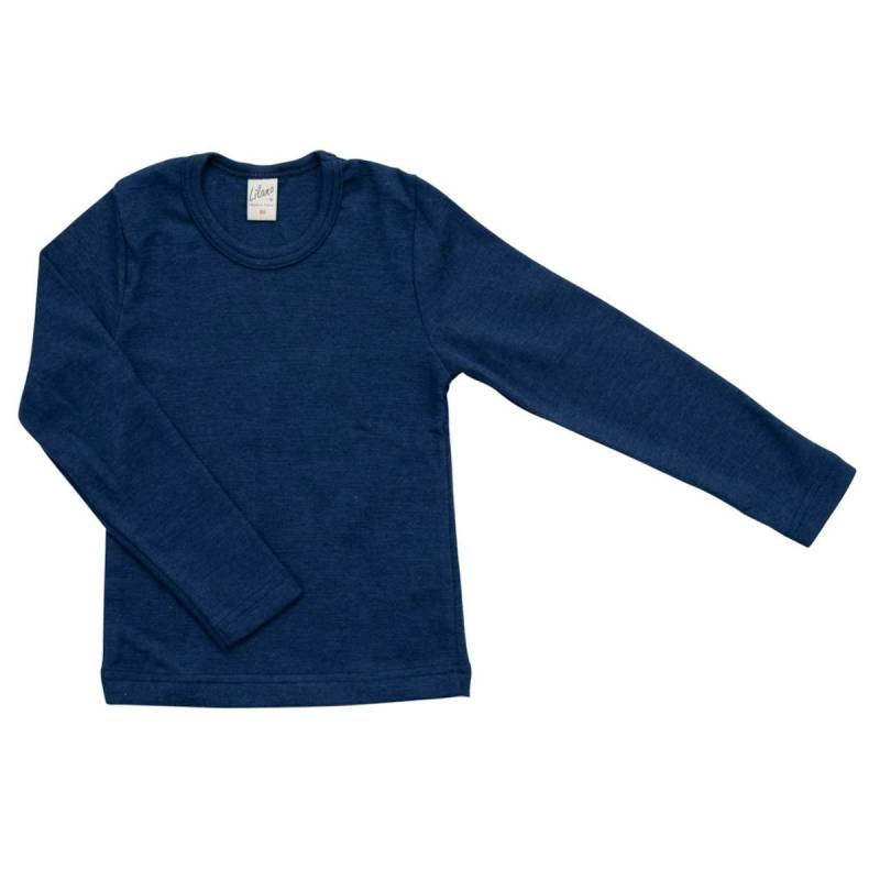 Wolle Seide Shirt atmungsaktiv marine 98 Wolle Seide Shirt atmungsaktiv marine 98