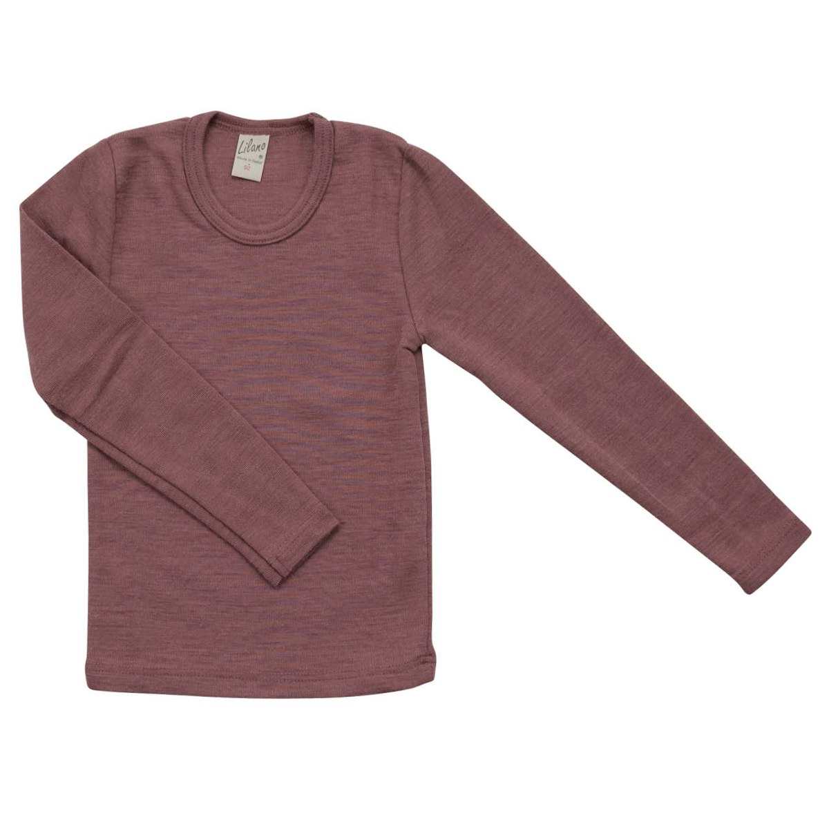 Wolle Seide Shirt atmungsaktiv mauve 152