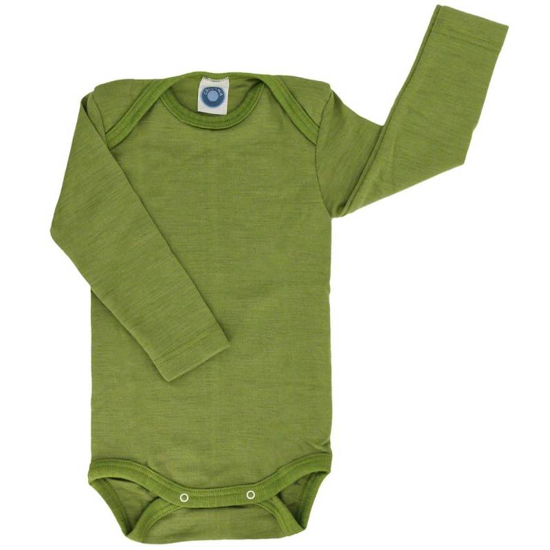 Wolle Seide atmungsaktiver Body Wolle Seide grün 74/80 Wolle Seide atmungsaktiver Body Wolle Seide grün 74/80