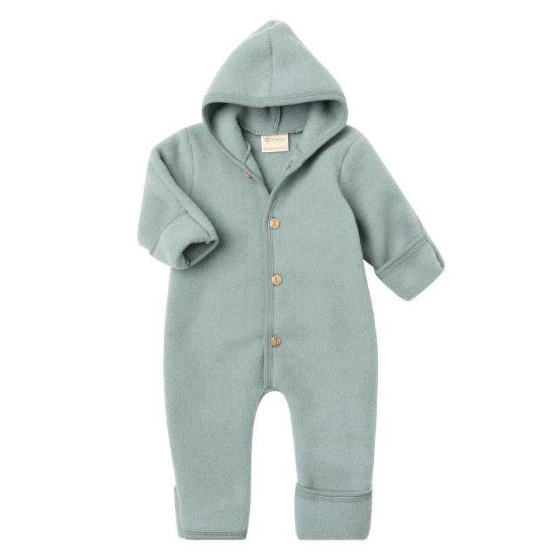 Wollfleece Overall mit Knöpfen bergblau 62/68 Wollfleece Overall mit Knöpfen bergblau 62/68