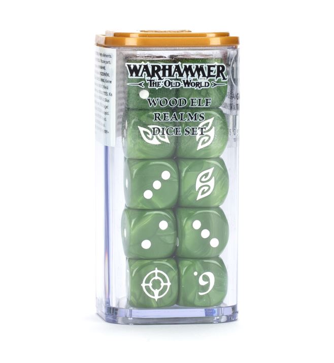 Wood Elf Realms Dice Set (20) Games Workshop GW Classic Fantasy Würfel