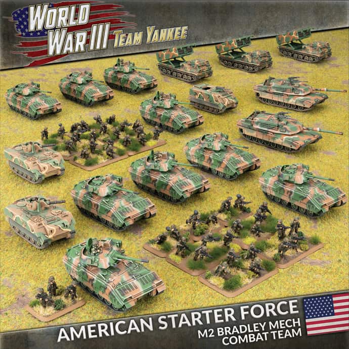 World War III American Starter Force M2 Bradley Mech Combat Team WW3 Team Yankee
