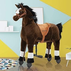 Wumagin Ride Horse with Wheel，Riding Toy Animal