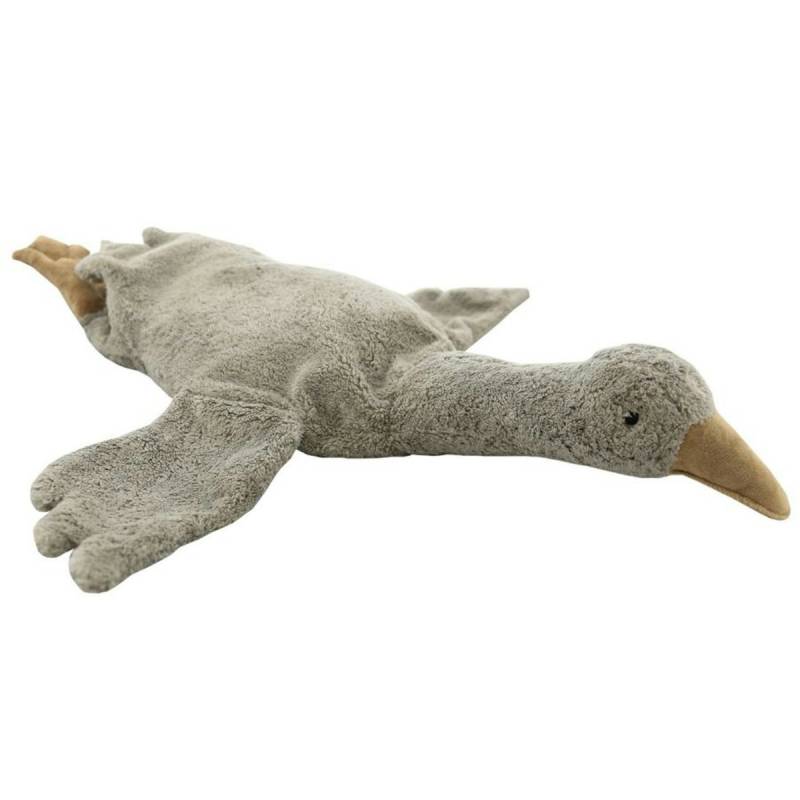 XL veganes Kuscheltier Dinkel-Spelz-Kissen Gans 80 cm grau XL veganes Kuscheltier Dinkel-Spelz-Kissen Gans 80 cm grau