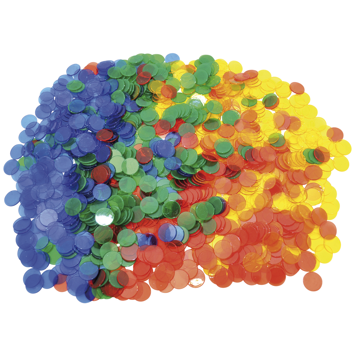 Zählchips transparent 1000er Set