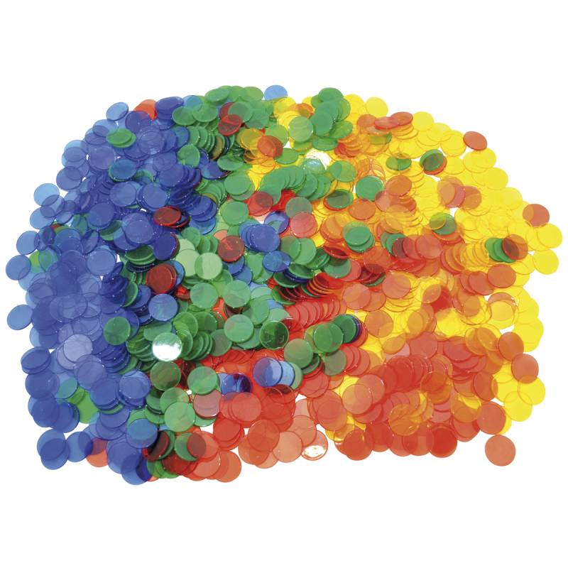 Zählchips transparent 1000er Set Zählchips transparent 1000er Set