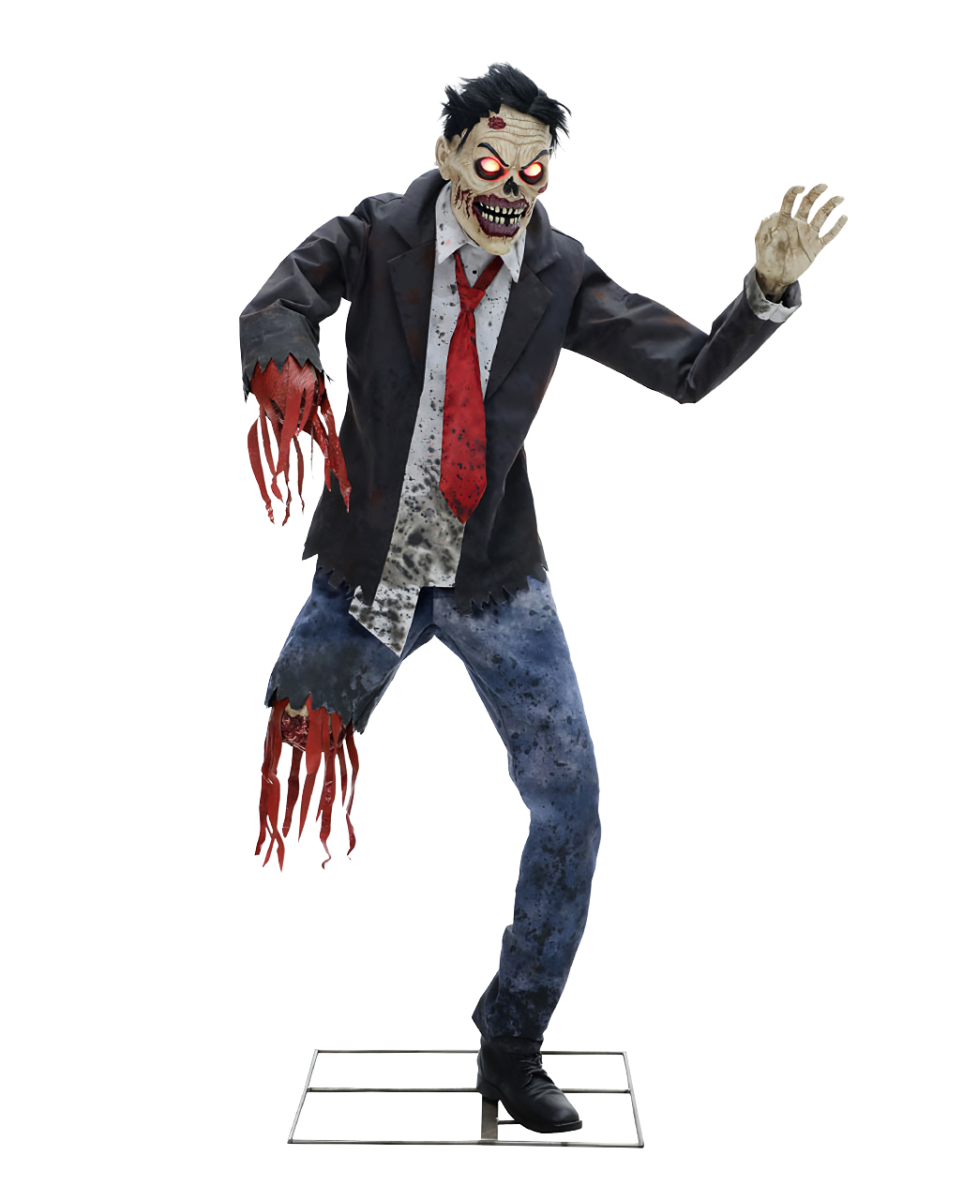 Zerstückelter Zombie Animatronic mit einem Bein 178cm