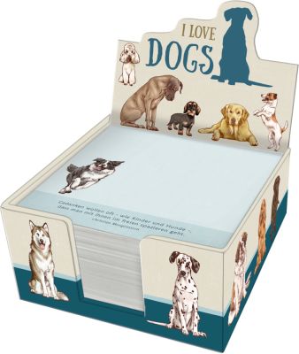 Zettelkästchen: I love dogs (cats & dogs)