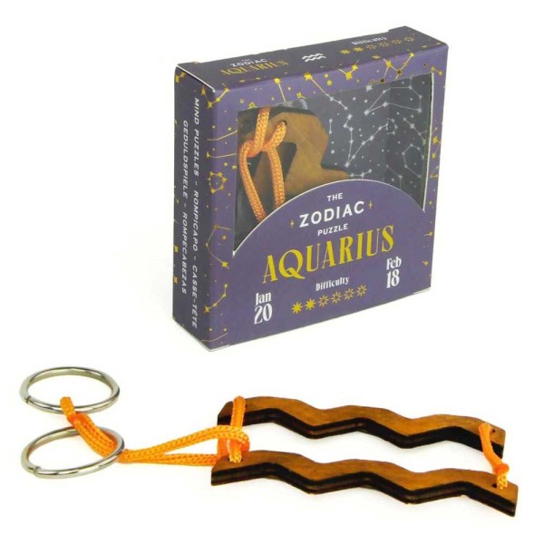 Zodiac Seilpuzzle Aquarius (Wassermann)