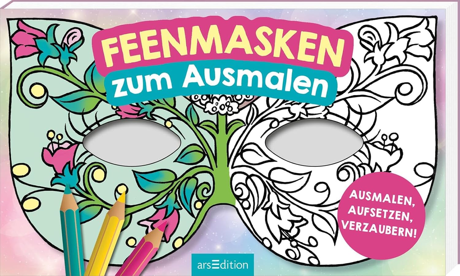 arsEdition - FeenMasken zum Ausmalen