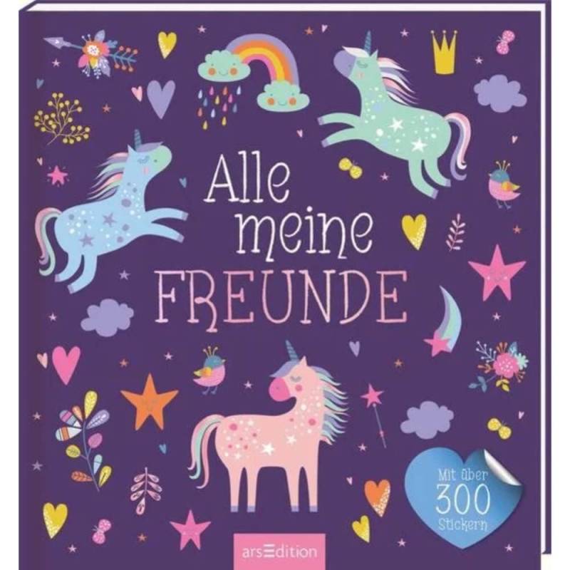 arsEdition - Freundebuch Alle meine Freunde Einhorn