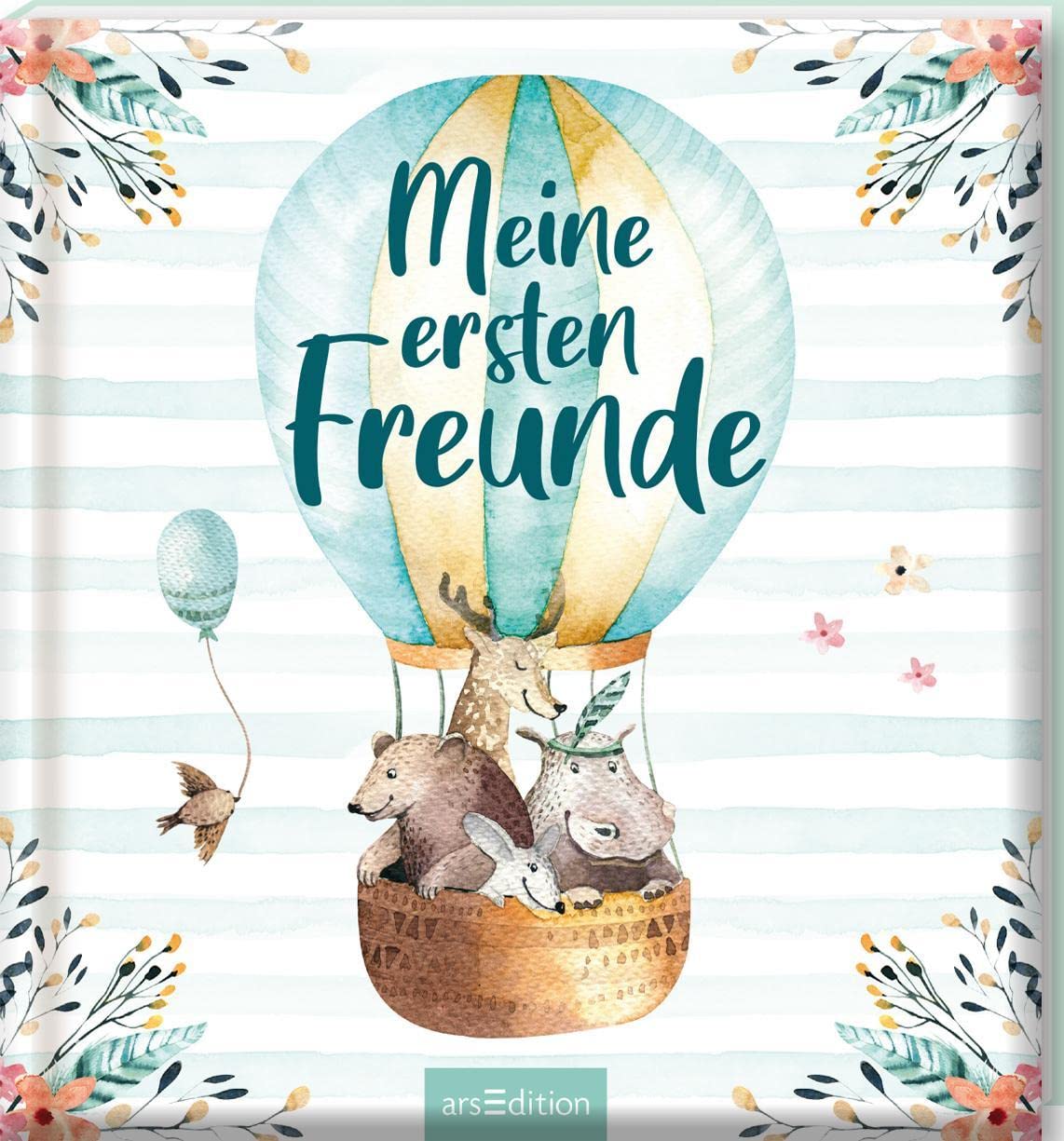 arsEdition - Freundebuch Meine ersten Freunde Aquarell-Optik