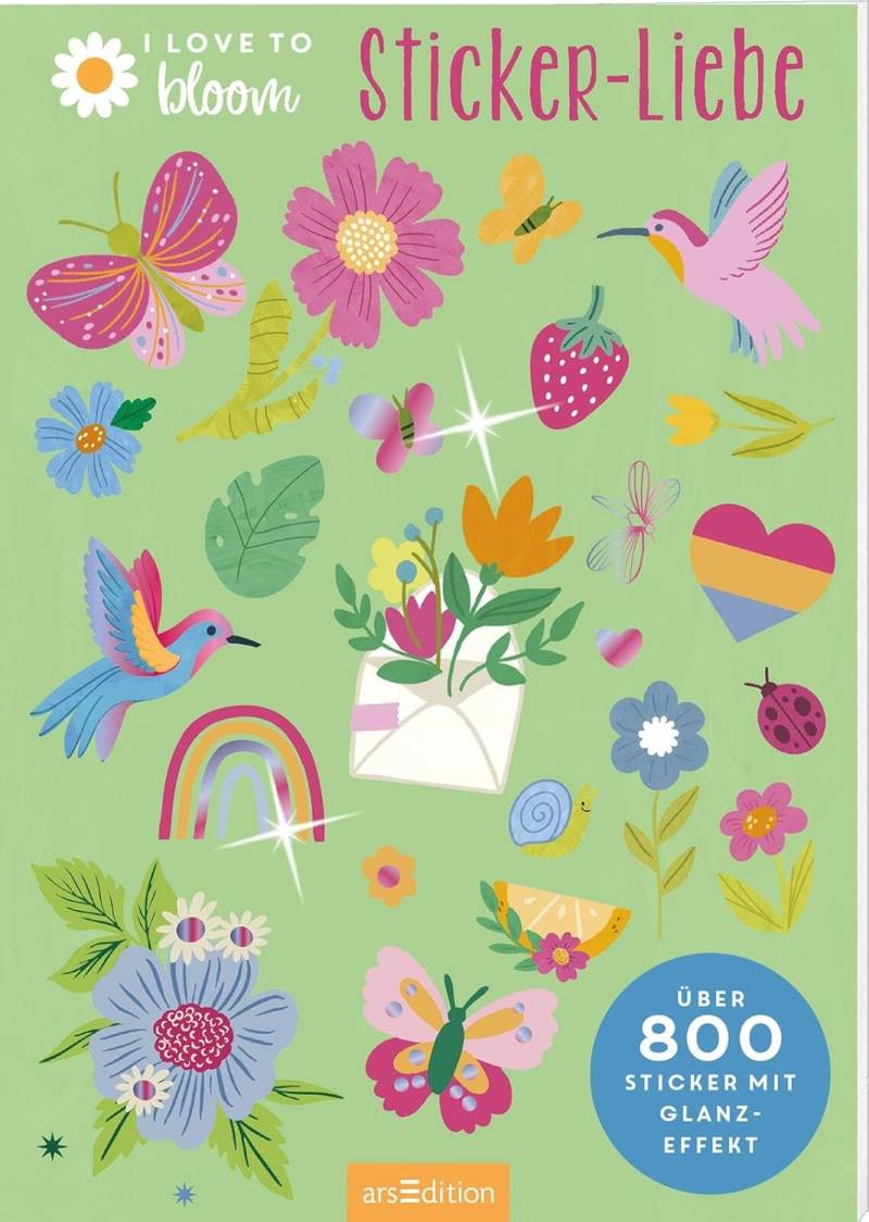 arsEdition - I love to Bloom, 800 Sticker