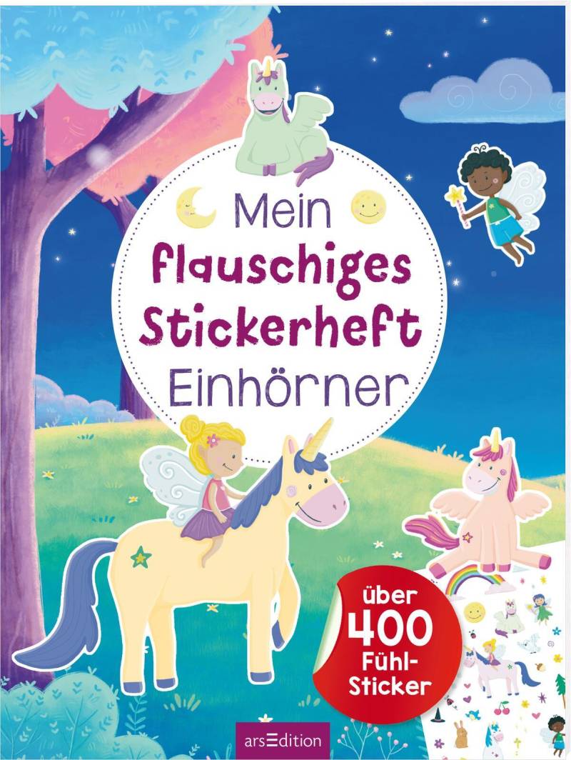 arsEdition - Mein flauschiges Stickerheft – Einhörner arsEdition - Mein flauschiges Stickerheft – Einhörner