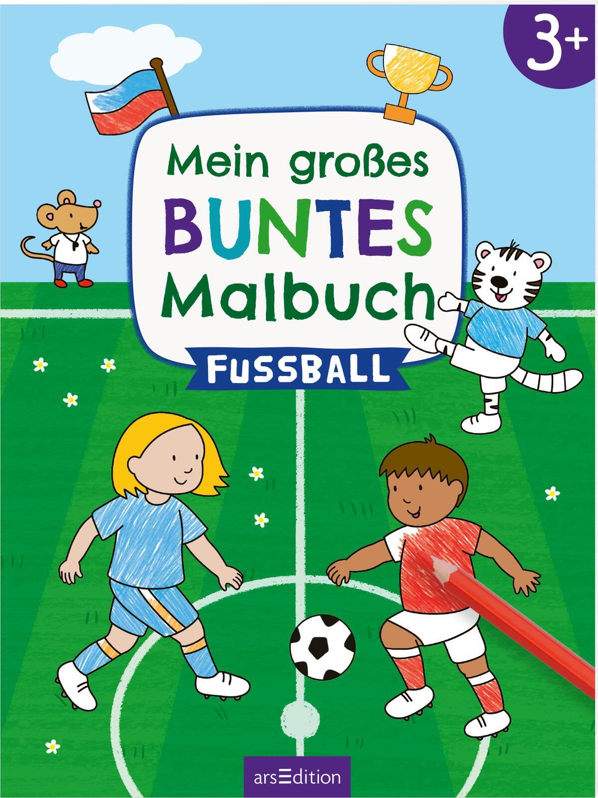 arsEdition - Mein großes buntes Malbuch – Fußball arsEdition - Mein großes buntes Malbuch – Fußball