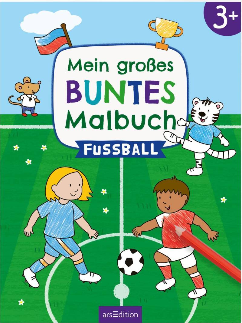 arsEdition - Mein großes buntes Malbuch – Fußball arsEdition - Mein großes buntes Malbuch – Fußball