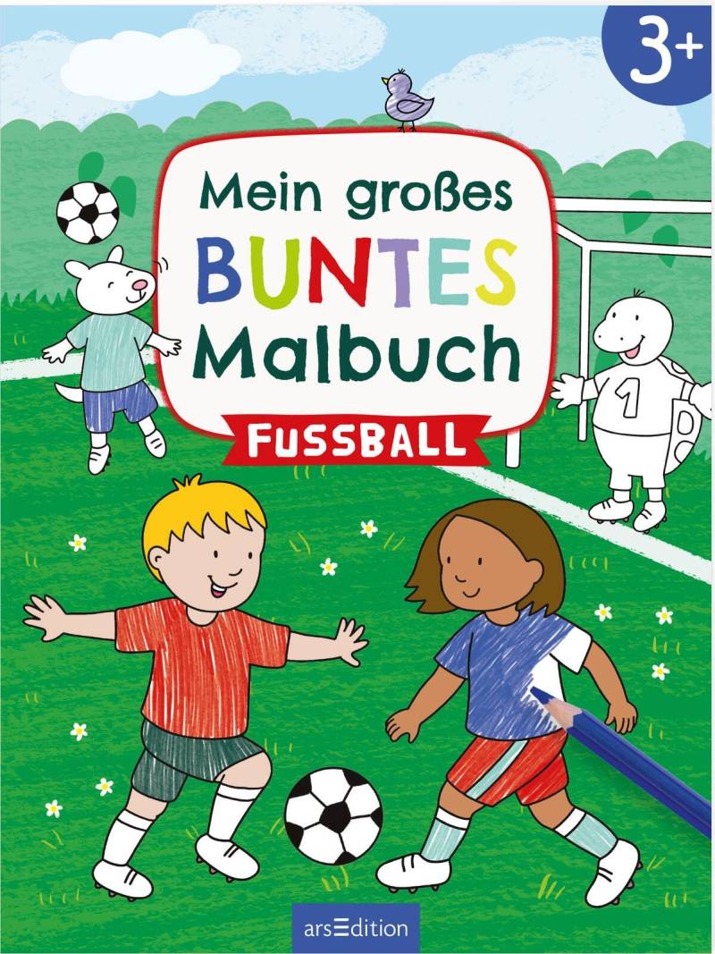 arsEdition - Mein großes buntes Malbuch – Fußball