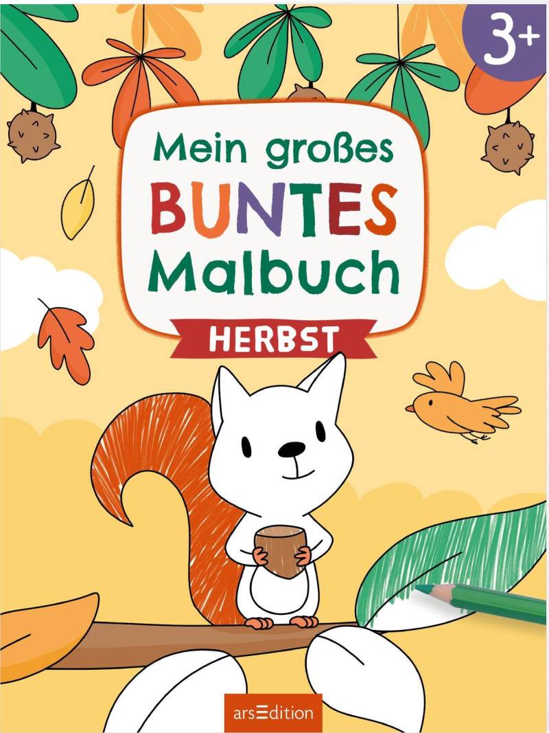 arsEdition - Mein großes buntes Malbuch – Herbst